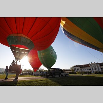 Ballonfahren im Apfelland in der Oststeiermark | ©  Oststeiermark Tourismus | Bernhard Bergmann