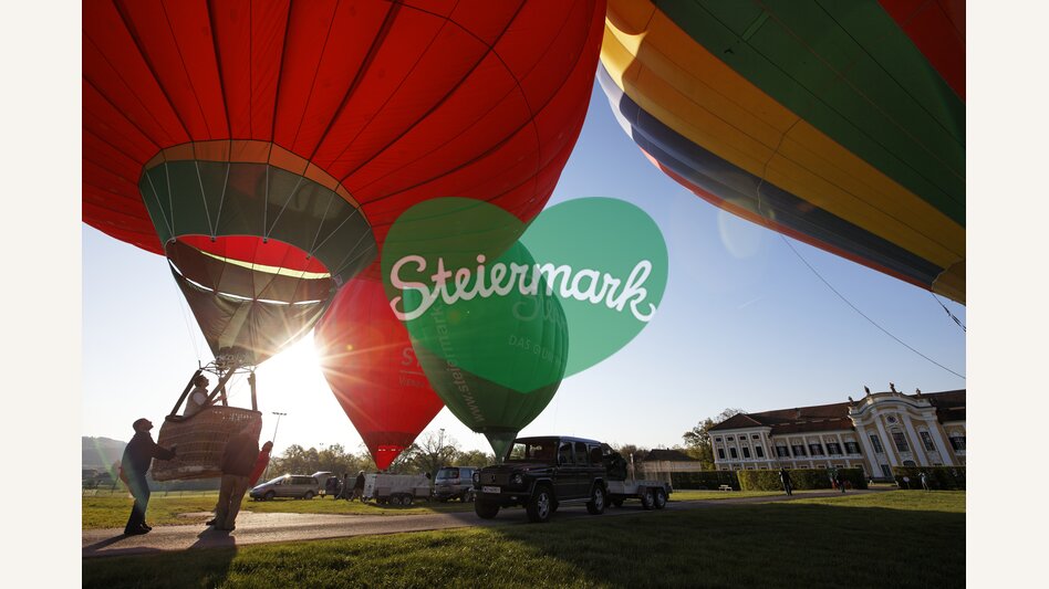 Ballonfahren im Apfelland in der Oststeiermark | ©  Oststeiermark Tourismus | Bernhard Bergmann