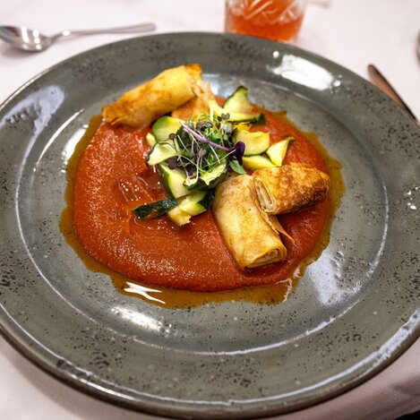 Abendessen im Ring Bio Hotel in der Oststeiermark | © TV Oststeiermark | Rene Strasser