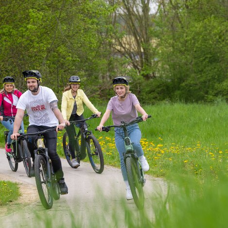 E-Bike Fahrvergnügen auf der Wein & Wasser-Tour in Kaindorf  | © TV Oststeiermark | Rene Strasser