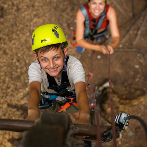 Kletterspaß im Almerlebnispark auf der Teichalm  | © TV Oststeiermark | Fabian Trummer/5komma5sinne 