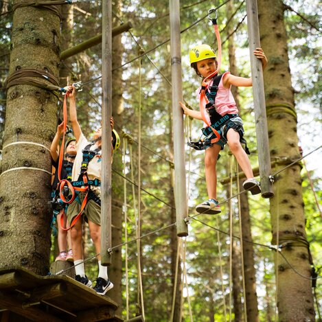 Kletterspaß im Almerlebnispark auf der Teichalm  | © TV Oststeiermark | Fabian Trummer/5komma5sinne 
