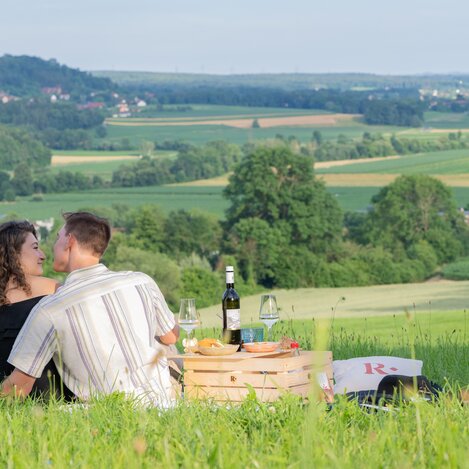 Picknick beim Landgut Riegerbauer in der Oststeiermark | © TV Oststeiermark | Rene Strasser