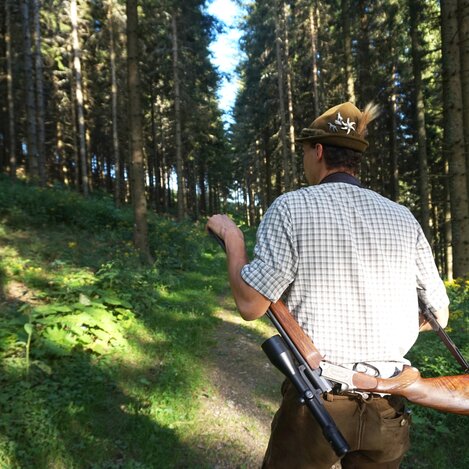 Wanderung durch den Wald auf der Teichalm | © TV Oststeiermark | Chiara Raith