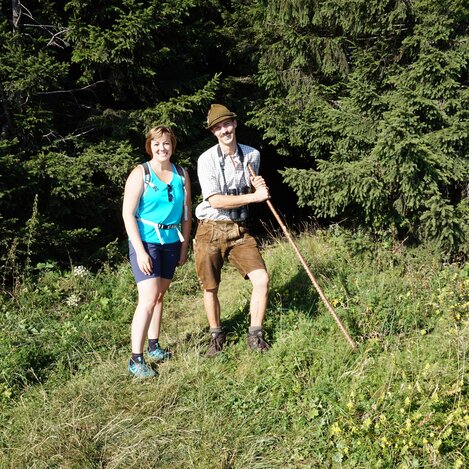 Aufsichtsjäger Peter und Chiara auf der Teichalm | © TV Oststeiermark | Chiara Raith
