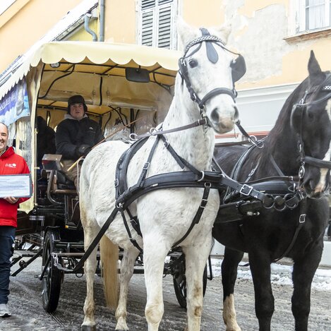 Kutschenfahrten beim Christkindlmarkt in Weiz | © Oststeiermark Tourismus | Stefan Pflanzl