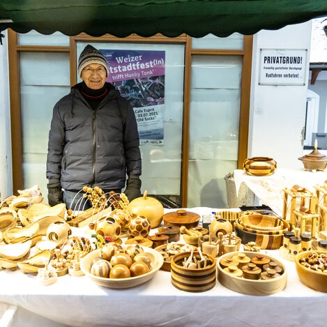 Stand beim Christkindlmarkt im Weiz | © Oststeiermark Tourismus | Stefan Pflanzl