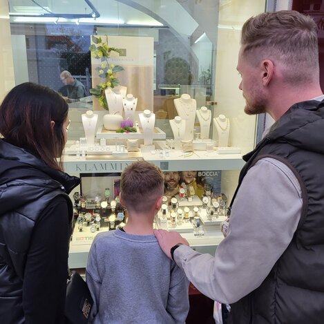 Schaufenster des Juweliers in Gleisdorf | © Stadtmarketing Gleisdorf