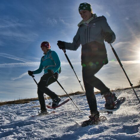 Schneeschuhwandern auf der Tyrnauer Alm in der Oststeiermark | © Oststeiermark Tourismus
