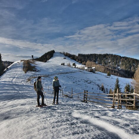 Schneeschuhwandern auf der Tyrnauer Alm in der Oststeiermark | © Oststeiermark Tourismus