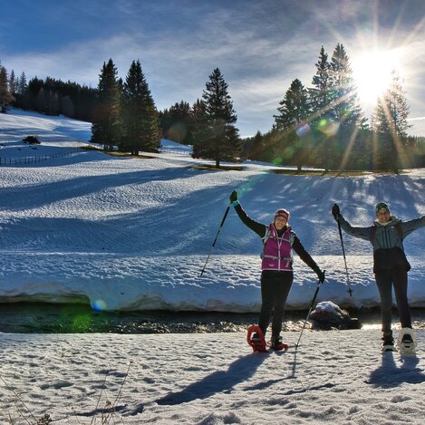 Schneeschuhwandern auf der Tyrnauer Alm in der Oststeiermark | © Oststeiermark Tourismus