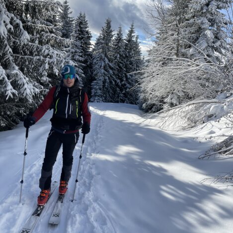 Skitourgeher im Joglland-Waldheimat | © Oststeiermark Tourismus | Anna Fink