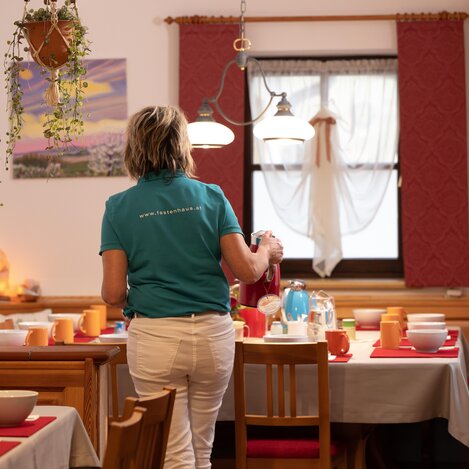 Frühstückstisch beim Fastenhaus Dunst | © Oststeiermark Tourismus | Rene Strasser
