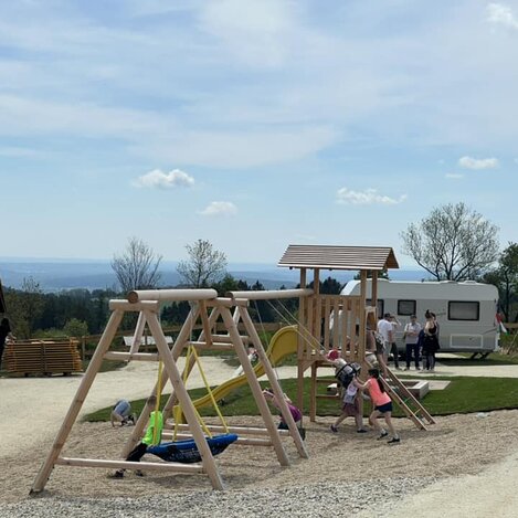 Kinderspielplatz am Campingplatz im Wechselland | © Oststeiermark Tourismus | Stefan Schindler