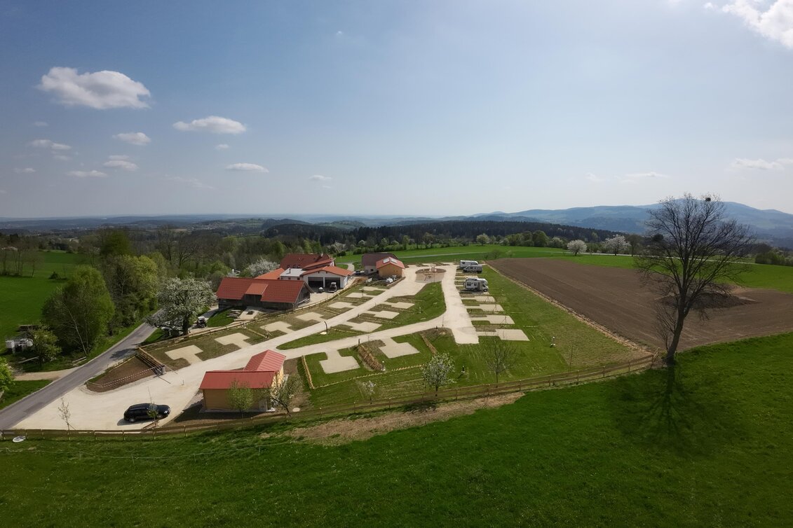 Wechselland Camping aus der Vogelperspektive | © Wechselland Camping