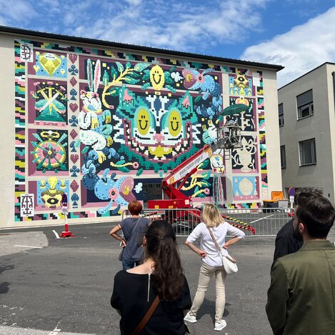 Street Art Führung in Hartberg | © Oststeiermark Tourismus | Stefan Schindler