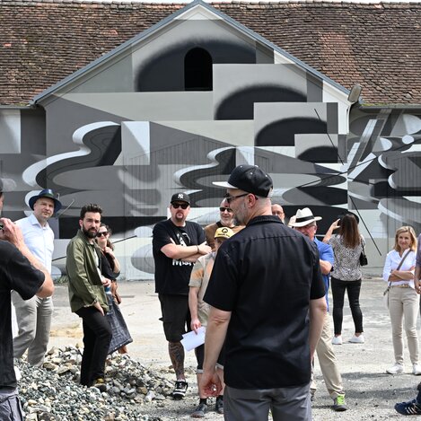 Street Art Führung in Hartberg in der Oststeiermark | © Oststeiermark Tourismus | Nicole Friesenbichler