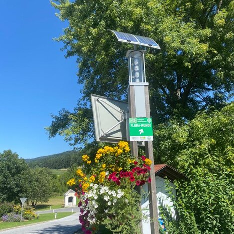 Beschilderung der Flora-Runde in Pöllau | ©  Oststeiermark Tourismus |  Christine Schwetz