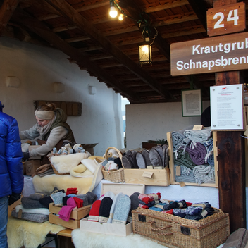 Stand beim Joglland Advent gspian im Freilichtmuseum Vorau | ©  Oststeiermark Tourismus | Jasmin Perhofer