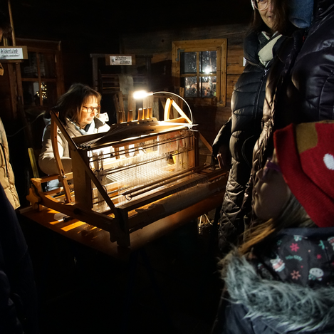 Webstuhl beim Joglland Advent g'spian im Freilichtmuseum Vorau | ©  Oststeiermark Tourismus | Jasmin Perhofer