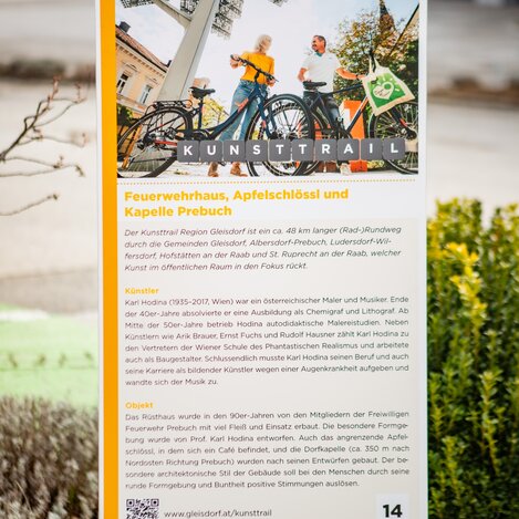 Kunsttrail Beschilderung in Prebuch | © Karl Schrotter Photograph