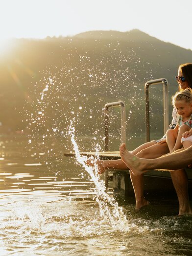 Family at Lake Stubenberg in Eastern Styria | ©  Oststeiermark Tourismus | Lang-Bichl - RKP