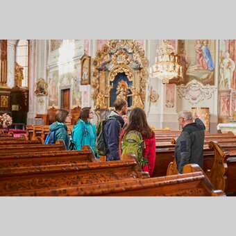 Kirchenführung in der Weizbergkirche in der Oststeiermark | © Oststeiermark Tourismus | Lang-Bichl - RKP