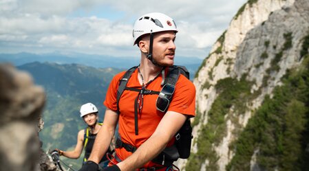 Climbing in the Almenland Nature Park in Eastern Styria | ©  Oststeiermark Tourismus | RKP Marketing