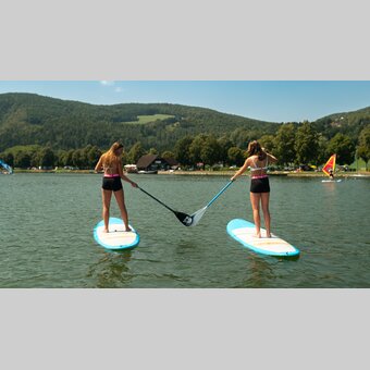 Stand up paddling in der Region ApfelLand Stubenbergsee | ©  Oststeiermark Tourismus | rkp.marketing