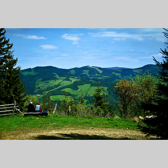 Gebirgslandschaft im Almenland in der Oststeiermark | © Oststeiermark Tourismus | Christian Strassegger