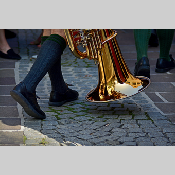 Musikinstrument beim Winzerfest in Hartberg | © Oststeiermark Tourismus | Christian Strassegger