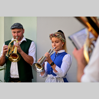 Musikanten beim Winzerfest in Hartberg | © Oststeiermark Tourismus | Christian Strassegger