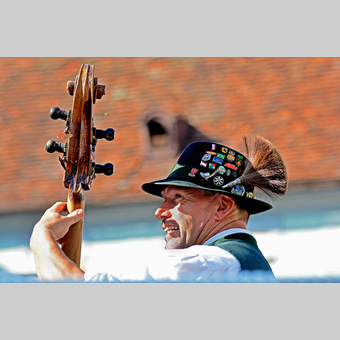 Musikant beim Winzerfest in Hartberg | © Oststeiermark Tourismus | Christian Strassegger