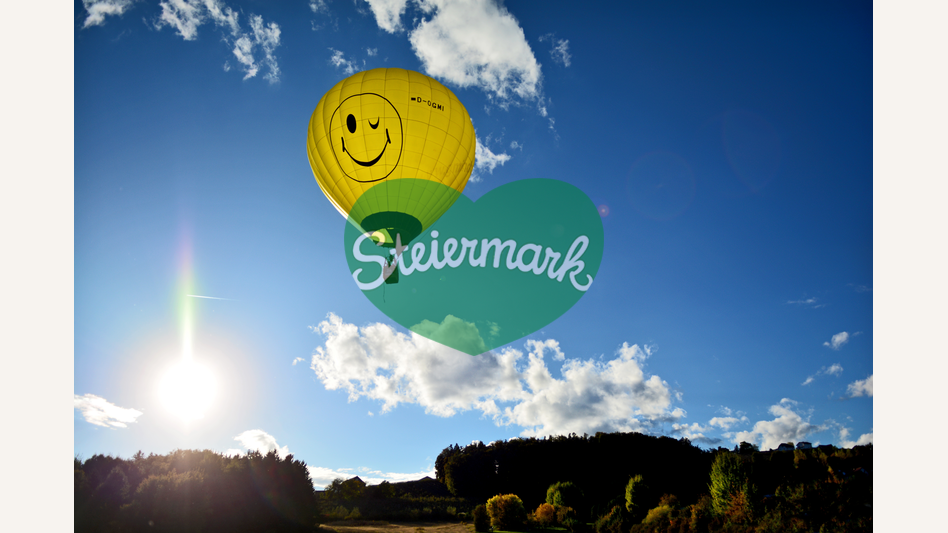 Heißluftballon beim Ballonstartplatz Puch bei Weiz | © Oststeiermark Tourismus | Christian Strassegger
