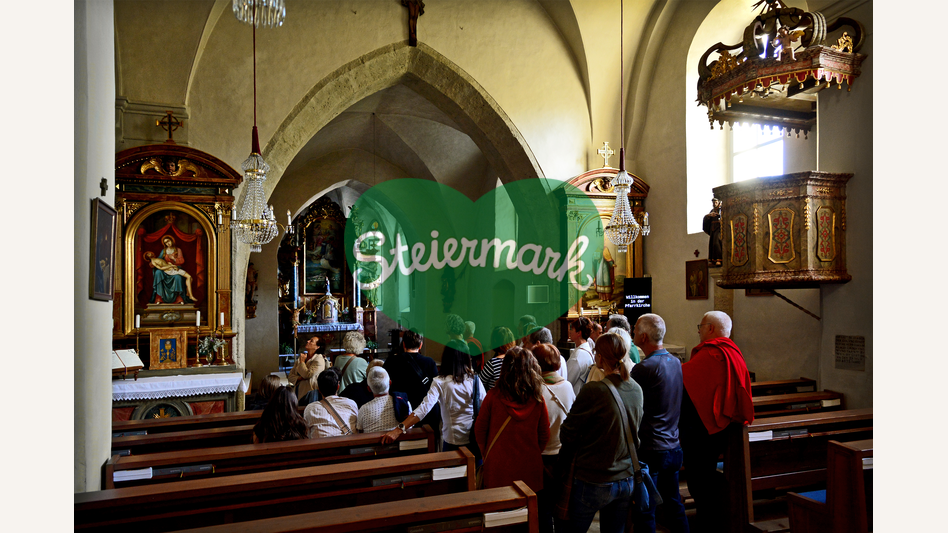 Kirchenführung bei der Taborkirche in Weiz | © Oststeiermark Tourismus | Christian Strassegger