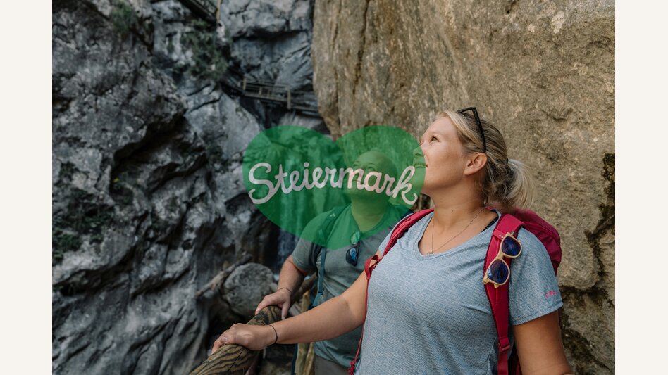 Wanderung in der Bärenschützklamm im Naturpark Almenland in der Oststeiermark | © 
Oststeiermark Tourismus | studiodraussen