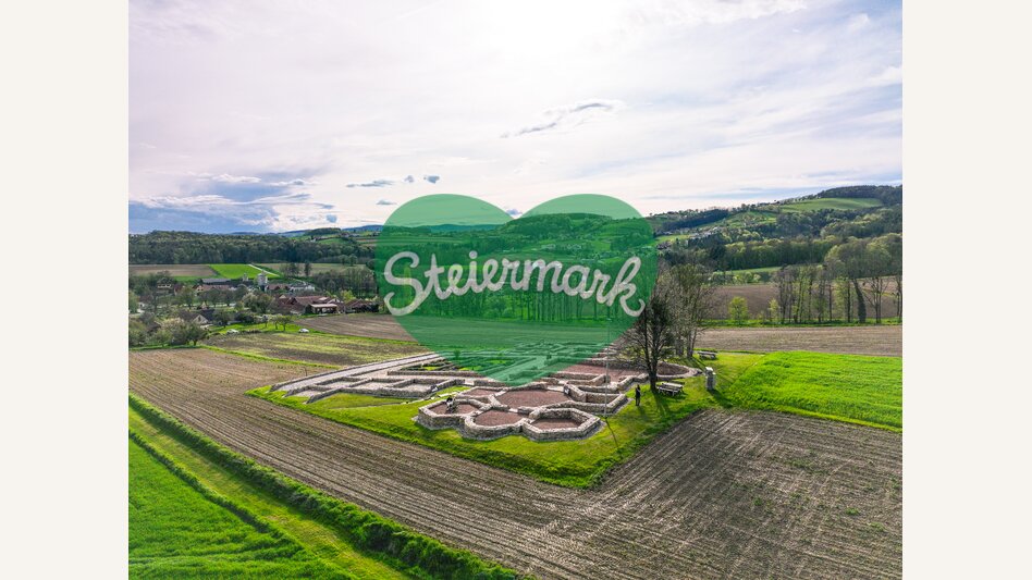 Luftaufnahme von der Villa Rustica in der Oststeiermark | ©  Oststeiermark Tourismus | RKP Marketing GmbH