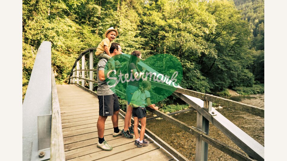 Familienwanderung Raabklamm in der Oststeiermark | © Oststeiermark Tourismus | Bernhard Bergmann
