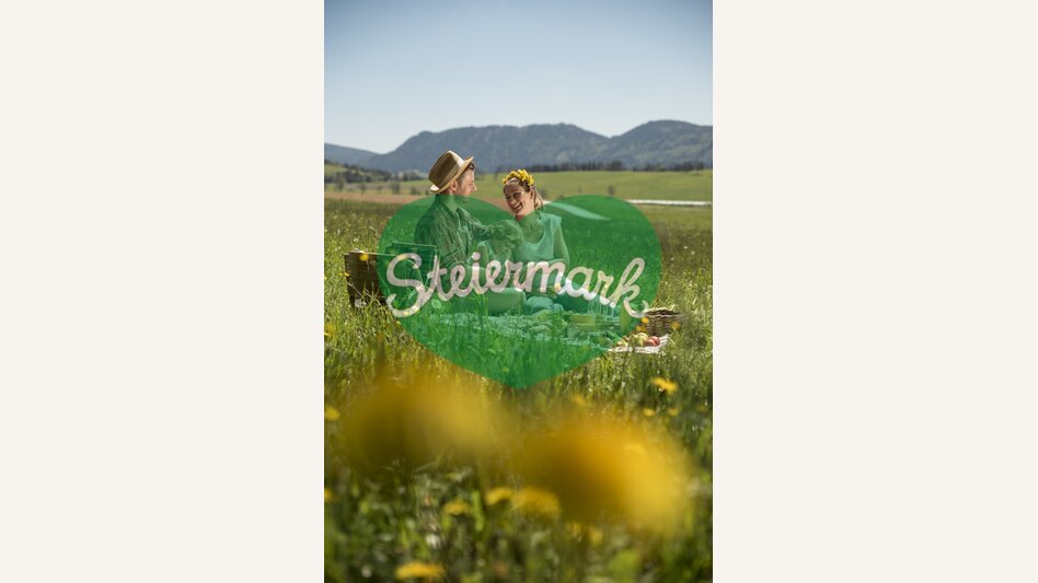 Familienpicknick in Löwenzahnwiese | Bernhard Bergmann | © Oststeiermark Tourismus, Bernhard Bergmann