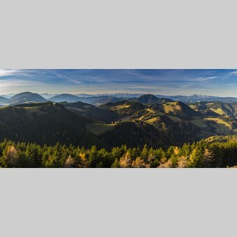 Landschaftspanorama im Almenland | Bernhard Bergmann | © Oststeiermark Tourismus, Bernhard Bergmann