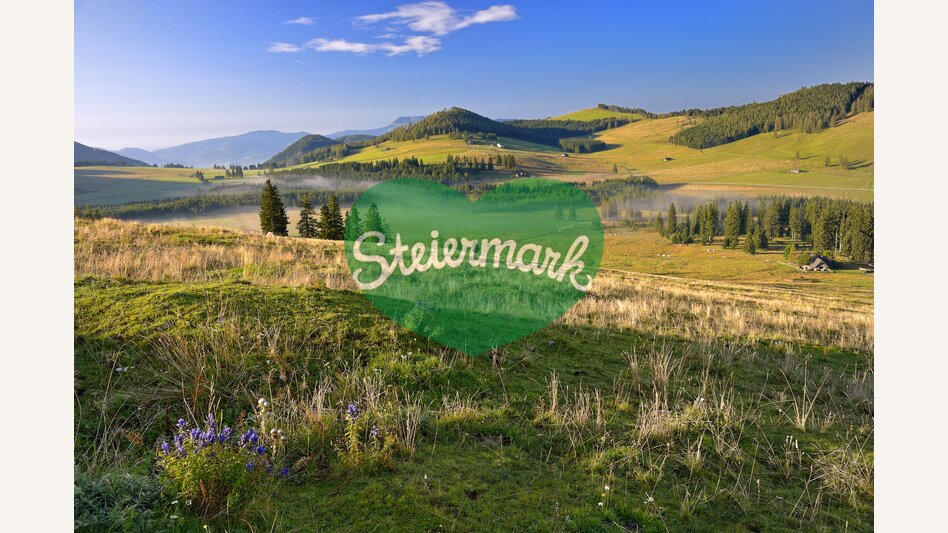 Herbstlandschaft auf der Teichalm im Naturpark Almenland | © Oststeiermark Tourismus | Ewald Neffe