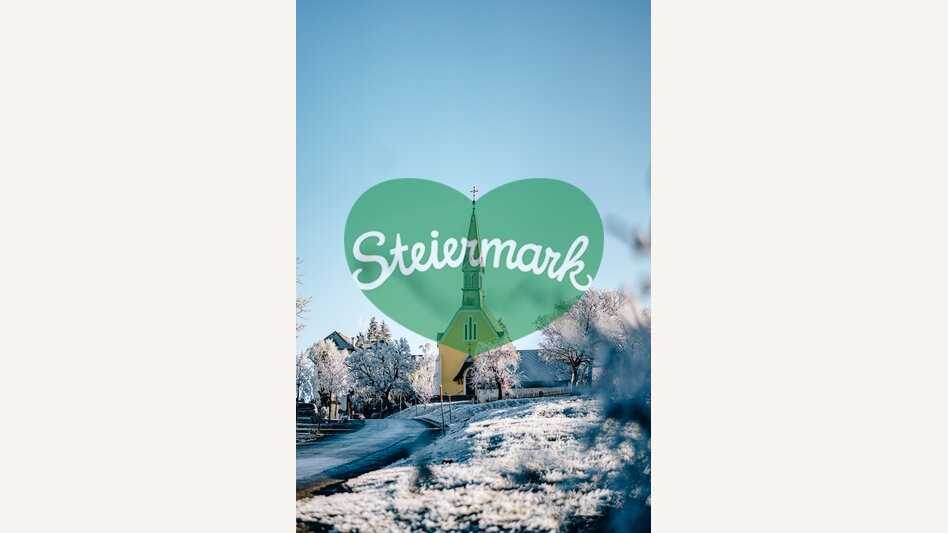 Kirche Pinggau im Winter in der Oststeiermark | © Oststeiermark Tourismus | Florian Luckerbauer