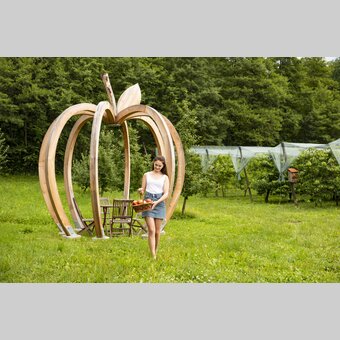 Erlebnisstation der Apfelstraße in der Oststeiermark | © Oststeiermark Tourismus | Bernhard Bergmann