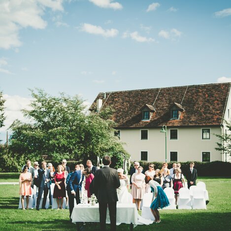 Getting married at Hartberg Castle in Eastern Styria | © Oststeiermark Tourismus | Christoph Cejka