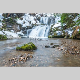 Kaskadenwasserfall in der Graggerschlucht im Winter | © TV Murau | René Hochegger