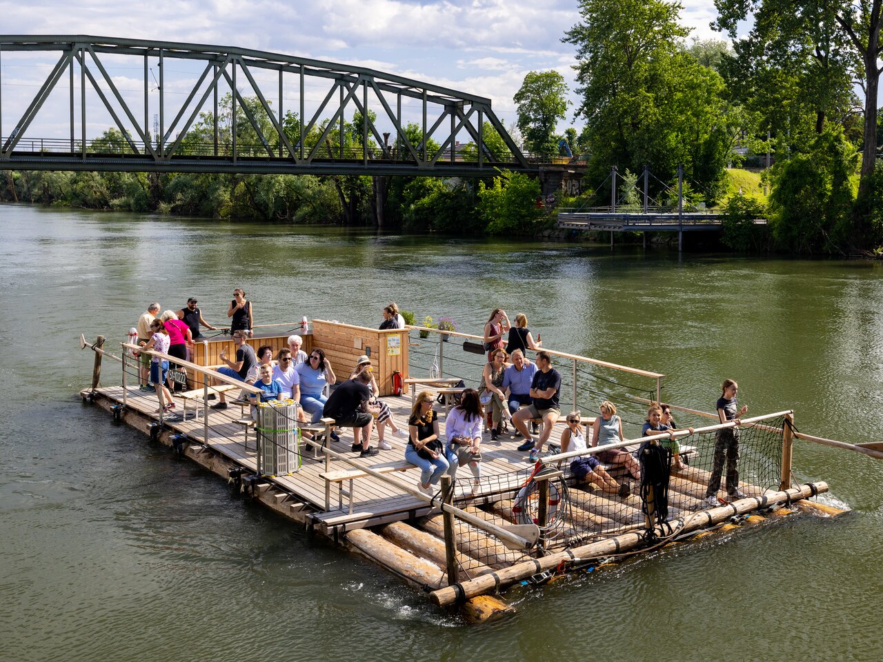 Floßfahrt auf der Mur | © Region Graz | Harry Schiffer