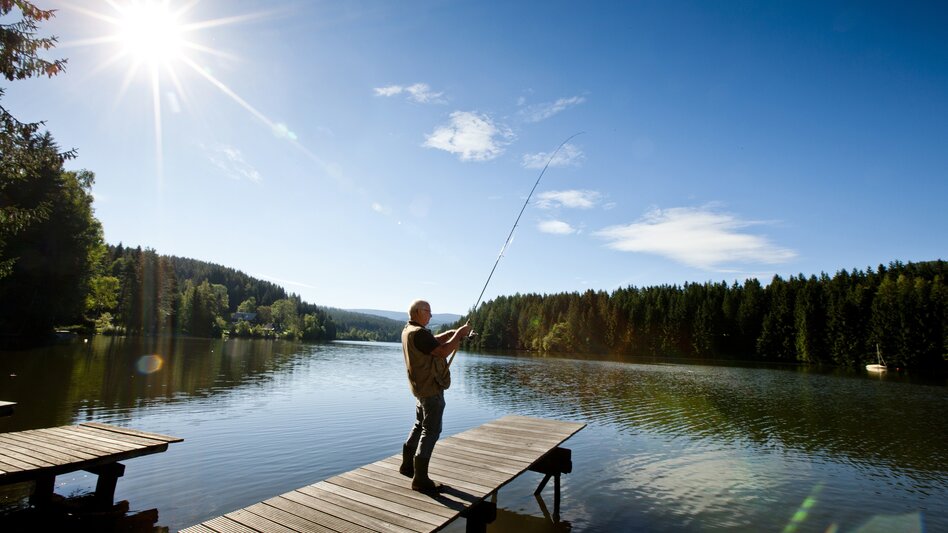Fishing at Packer Stausee | © TV Region Graz | Tom Lamm