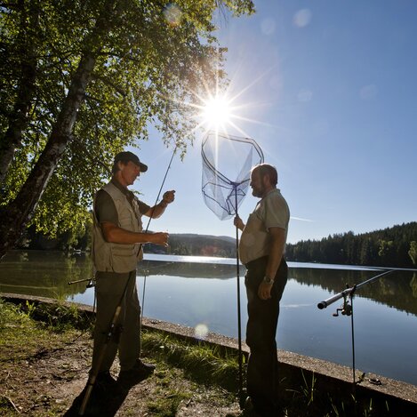 Fishing at Packer Stausee | © TV Region Graz | Tom Lamm