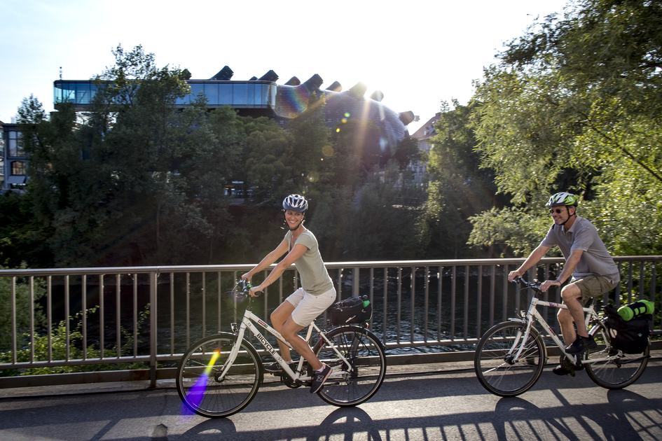 Biking in Graz | © Graz Tourismus | Tom Lamm