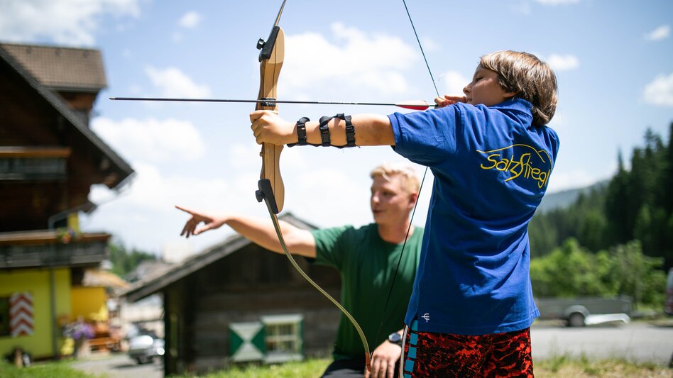 Bogenschießen Salzstiegl | © Salzstiegl Tourismus | Dietmar Kump